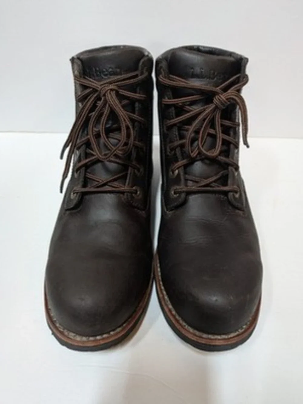 LL Bean Plain Toe Bucksport Leather Boots Men's 11 TEK 2.5 True Comfort 514176